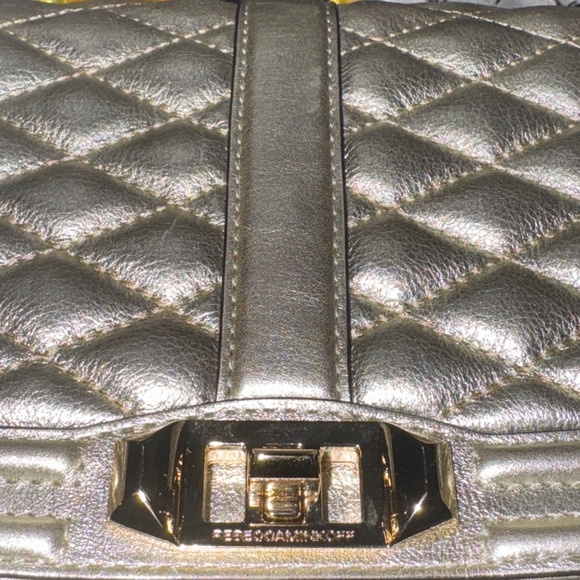 Rebecca Minkoff love pewter Silver Quilted Chain Bag - Picture 6 of 7